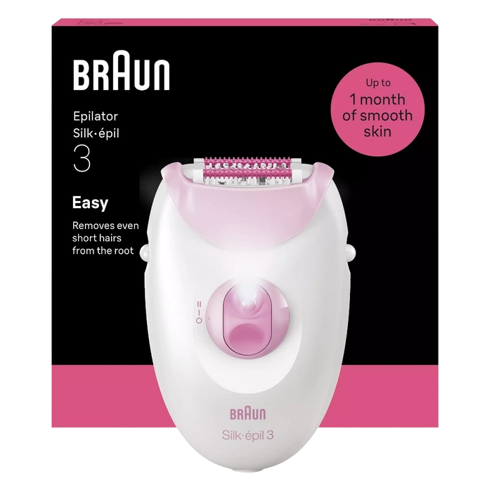 Эпилятор Braun SE3000 Белый | Розовый