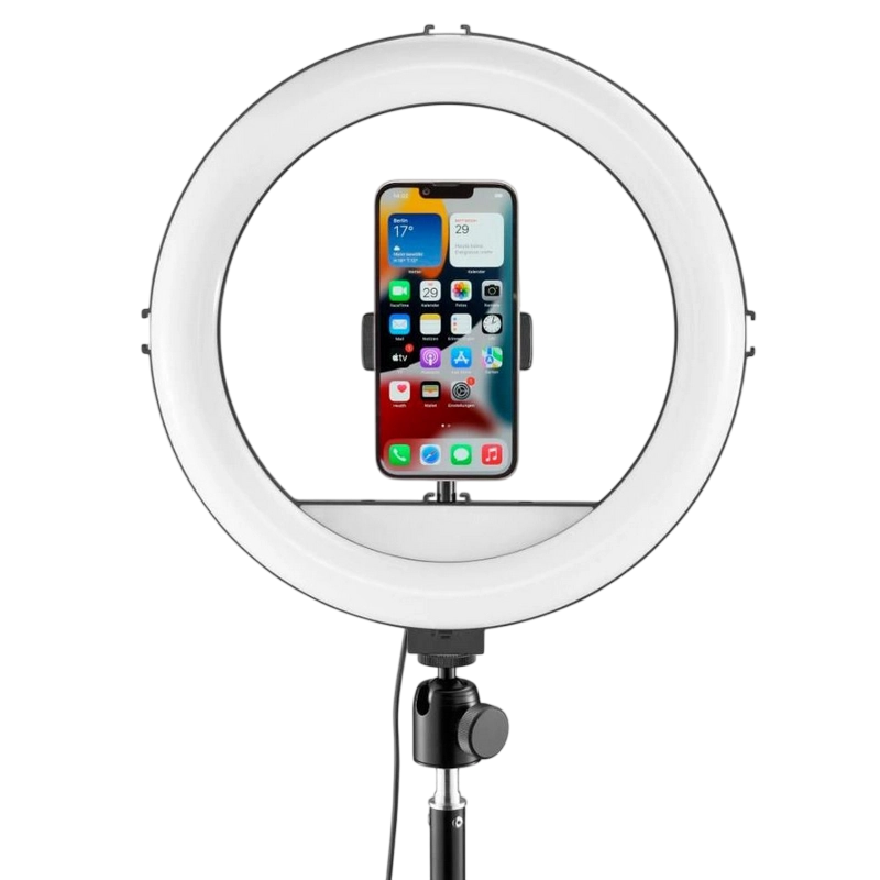 Lampă circulară HAMA SpotLight Steady 120 III Negru