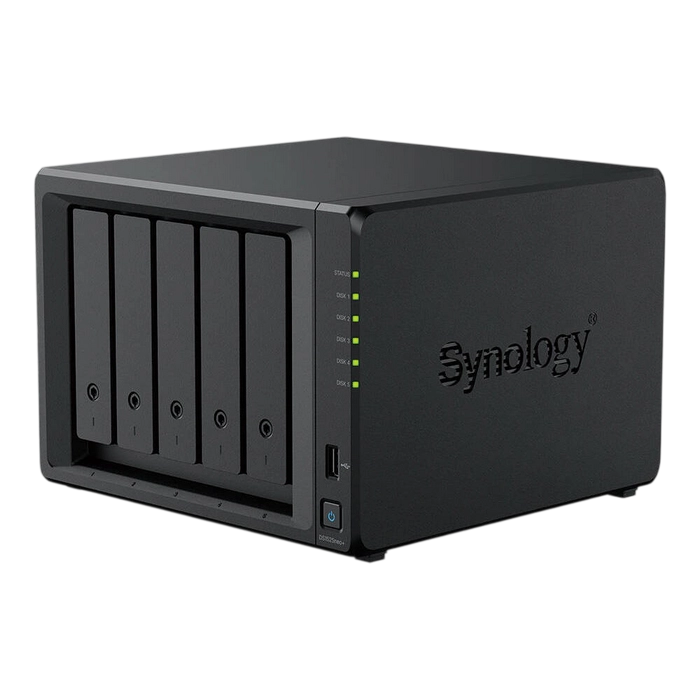 Stocare atașată la rețea SYNOLOGY DS1525neo+ Negru Disk Station | AMD Ryzen V1500B, 4-core 2.2 GHz | 4 GB DDR4 non-ECC + 1 Free Slot