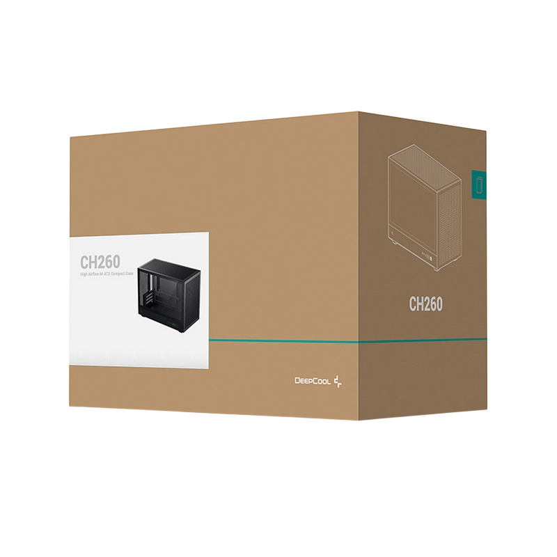 Компьютерный корпус Deepcool CH260 Mini-Tower Черный