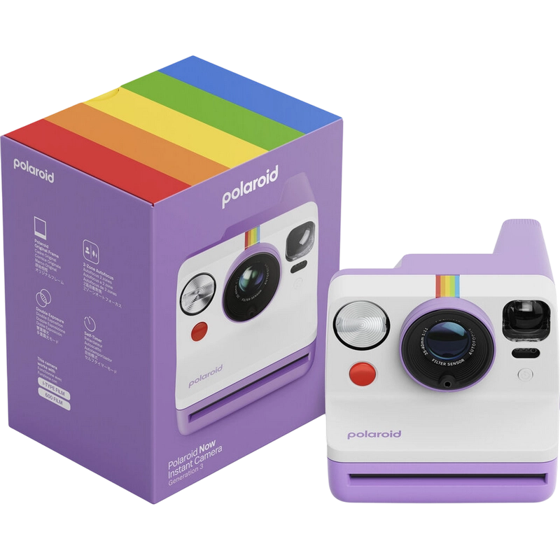 Фотоаппарат моментальной печати Polaroid Now Gen 3 + Color Film Bundle