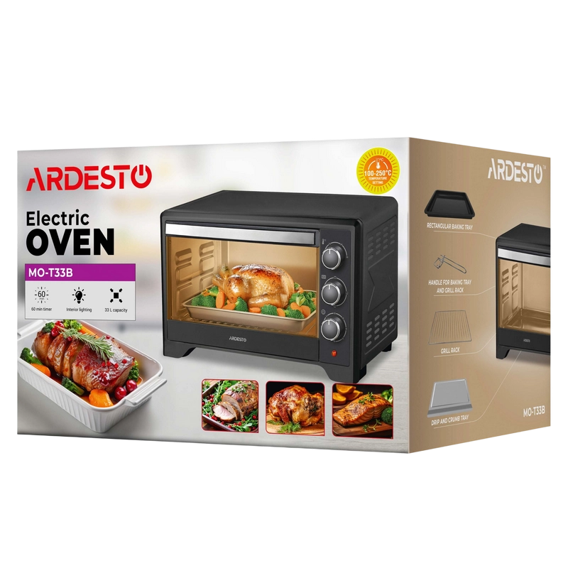 Cuptor Electric Ardesto MO-T33B Negru