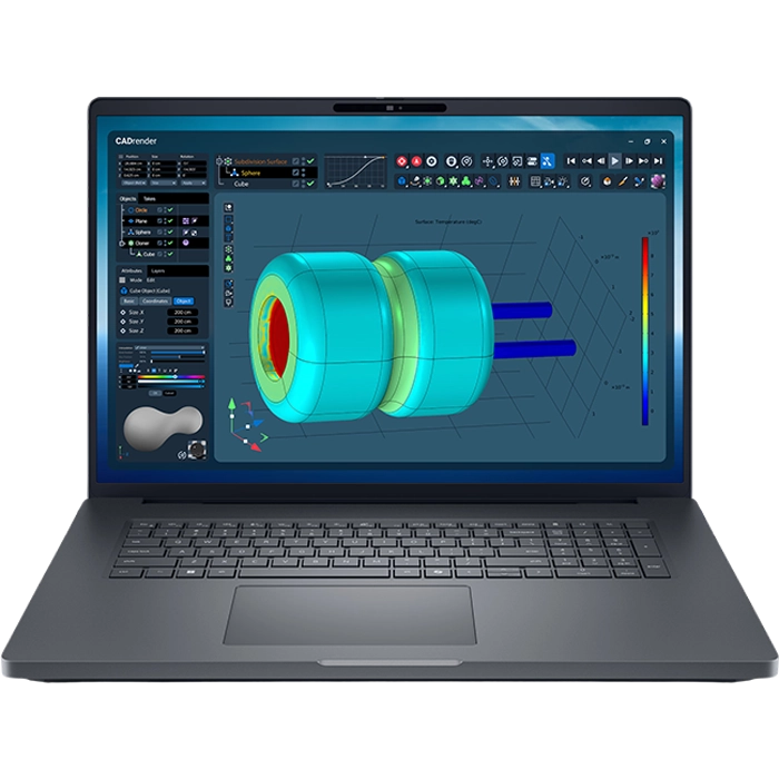 Ноутбук для бизнеса DELL Pro Max 18 Plus MB18250 Magnetite