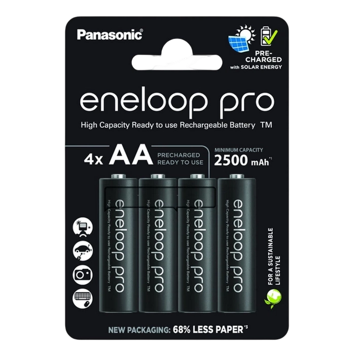 Baterii Panasonic Eneloop Pro BK-3HCDEC4CP AA
