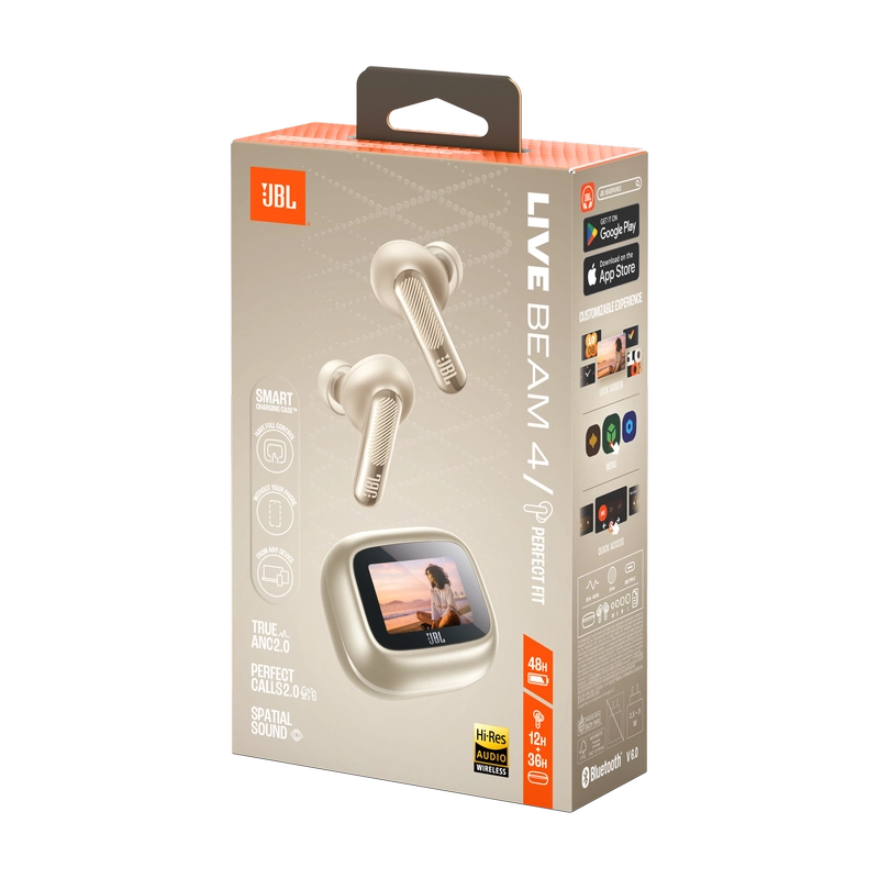 Căști Bluetooth JBL LIVE Beam 4 Sand