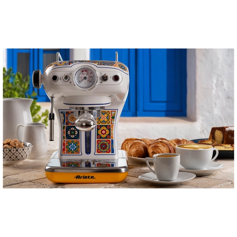 Cafetiera manuala Ariete Positano Multicolor