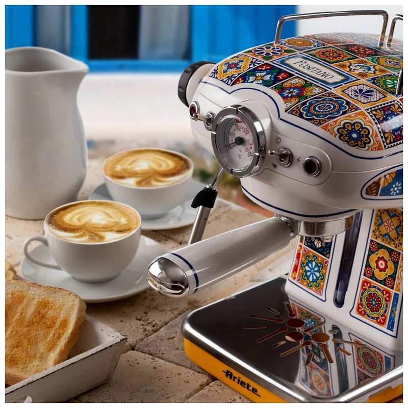 Cafetiera manuala Ariete Positano Multicolor
