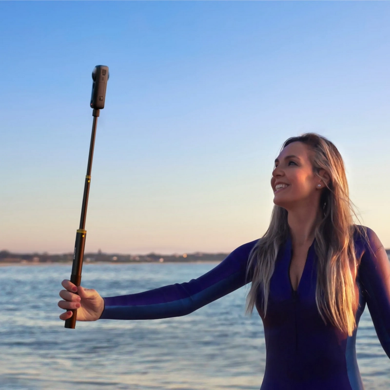 Аксессуары для экшн камеры Insta360 Invisible Selfie Stick 114 cm Черный