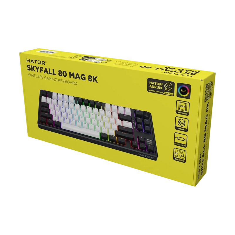 Tastatură HATOR Skyfall 80 MAG ULTIMA 8K Mecanic Negru