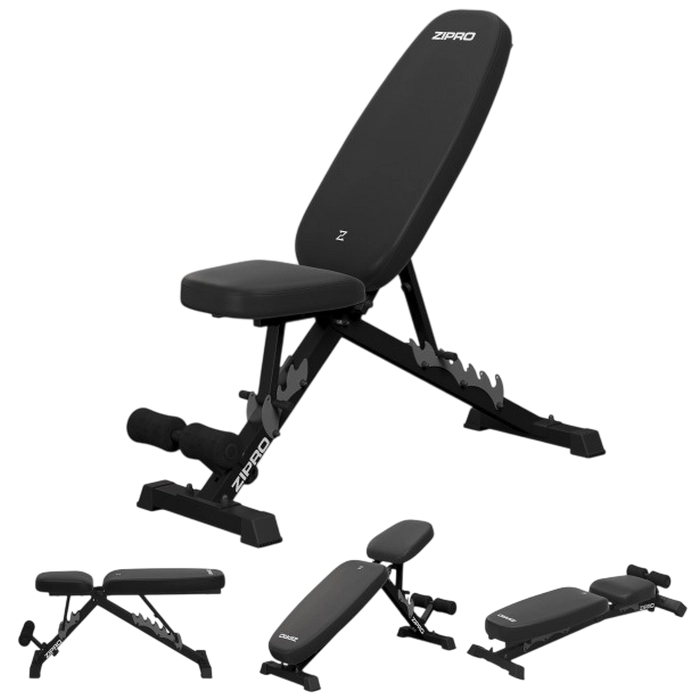 Спортивная скамья Zipro Jacked Черный