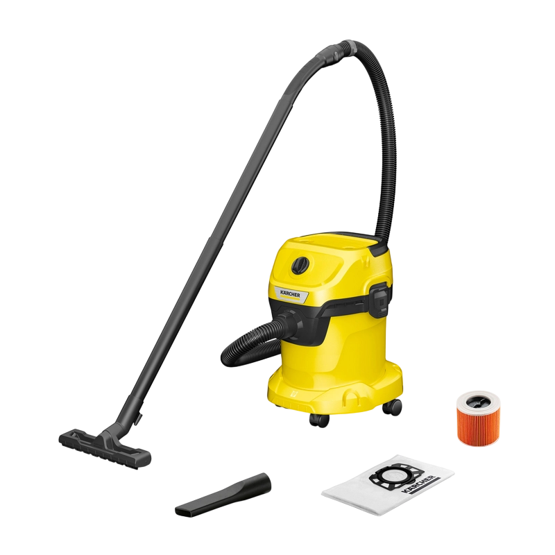 Aspirator Karcher WD 3 V-15/4/20 + Duza WD 1 Galben