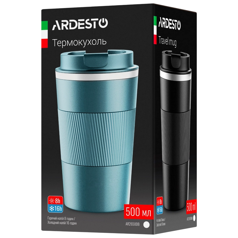 Cană termos Ardesto AR2650GT Verde