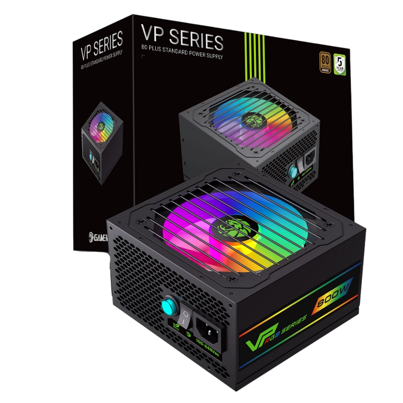 Sursă Alimentare PC Gamemax VP-800-RGB-S ATX Negru
