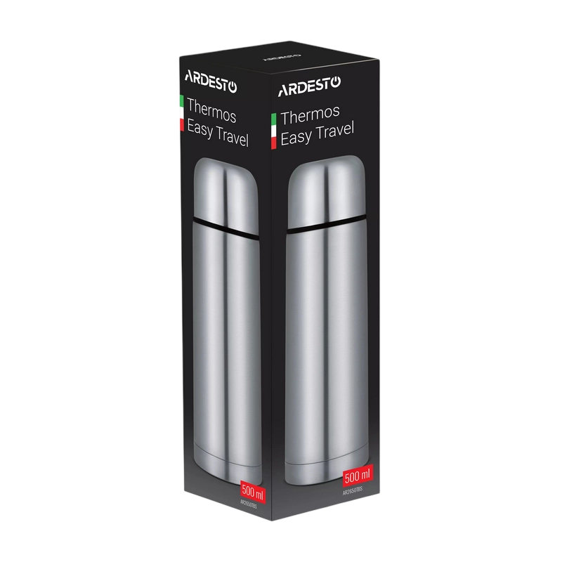 Termos Ardesto Easy Travel Argintiu