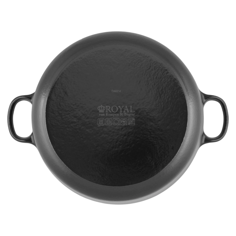 Cratiță Royal Van Kampen en Begee Cast Iron Black
