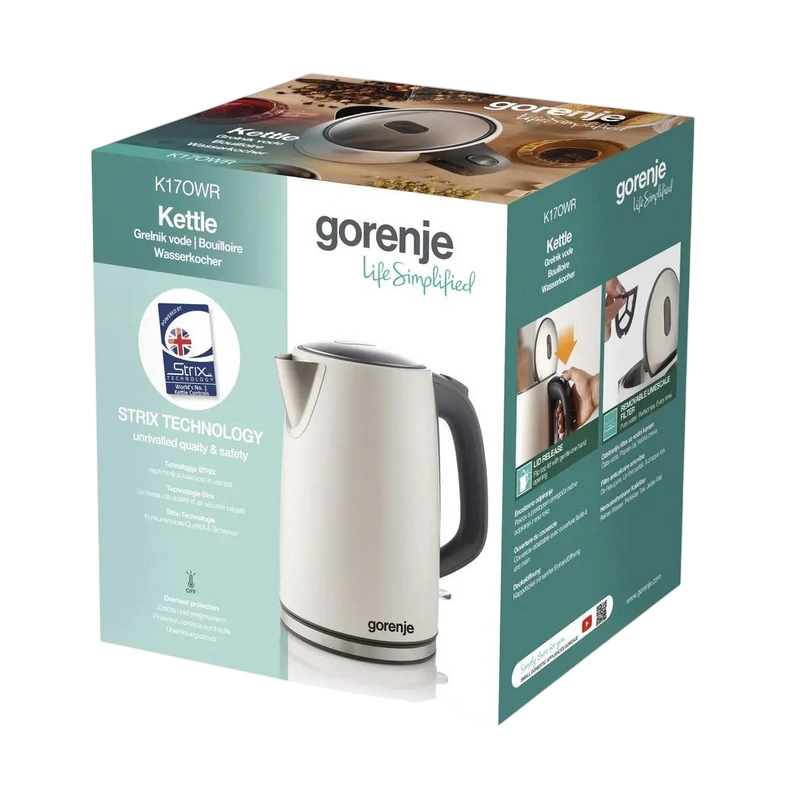 Электрочайник Gorenje K17OWR Белый
