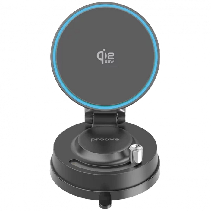 Suport Auto Proove Jetlock Qi2.2 Negru