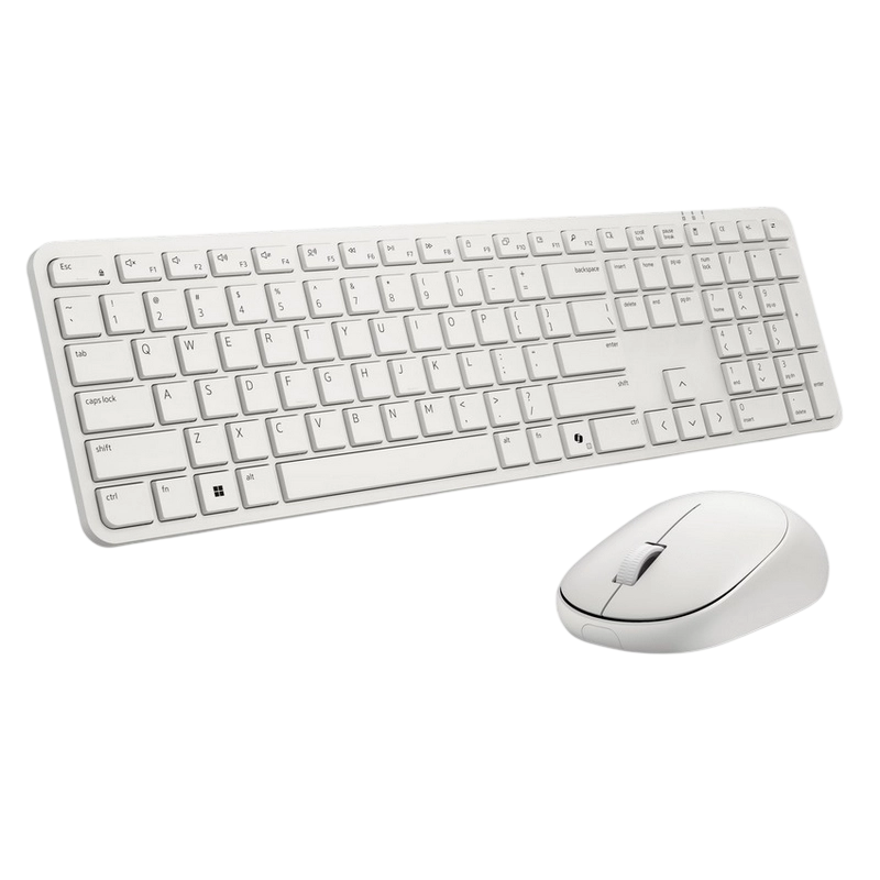 Set Tastatură + Mouse DELL KM526 Membrană Alb