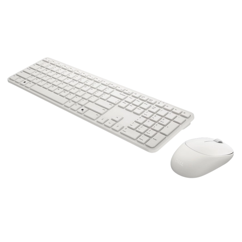 Set Tastatură + Mouse DELL KM526 Membrană Alb