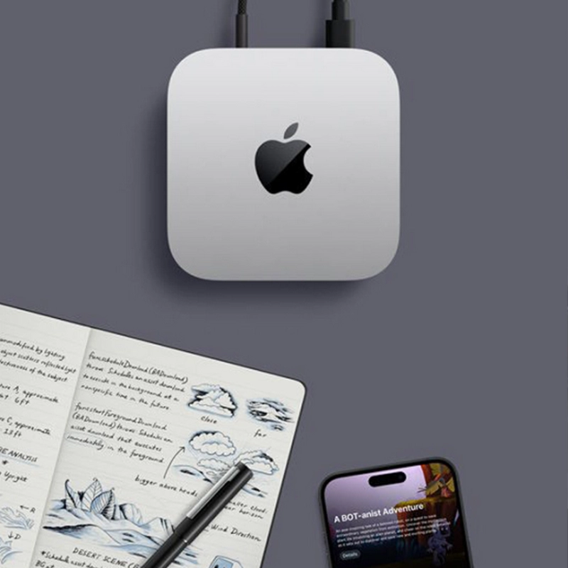 Sistem Desktop PC Apple Mac mini A3239 M4 Pro (14CPU/20GPU) 48 GB Argintiu