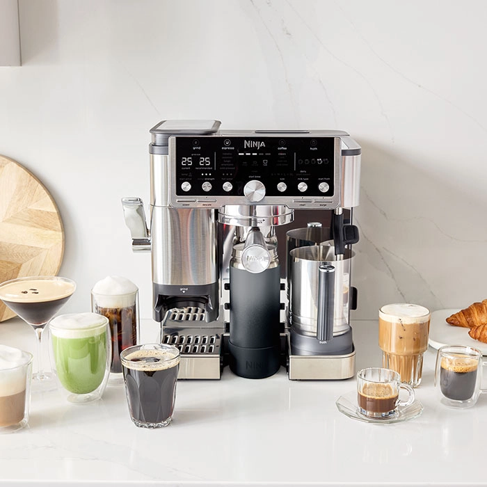 Cafetiera manuala Ninja ES701EU Oțel inoxidabil