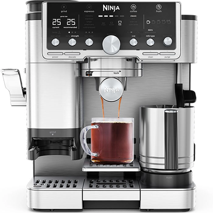 Cafetiera manuala Ninja ES701EU Oțel inoxidabil