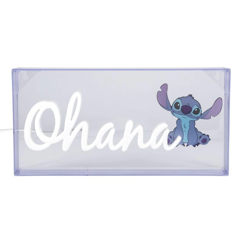 Ночник Paladone Stitch Ohana LED Neon Light