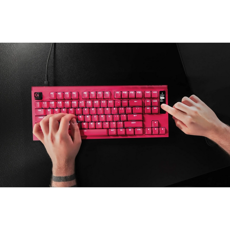Tastatură Logitech G Pro X2 Rapid Mecanic Roz