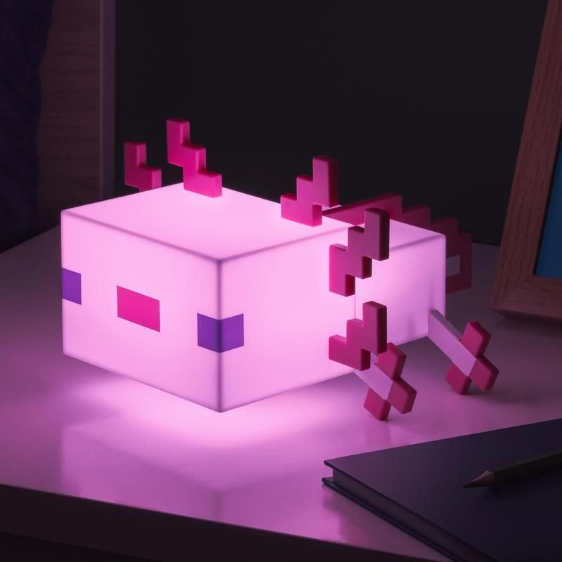 Ночник Paladone Axolotl Light V3 Многоцветная
