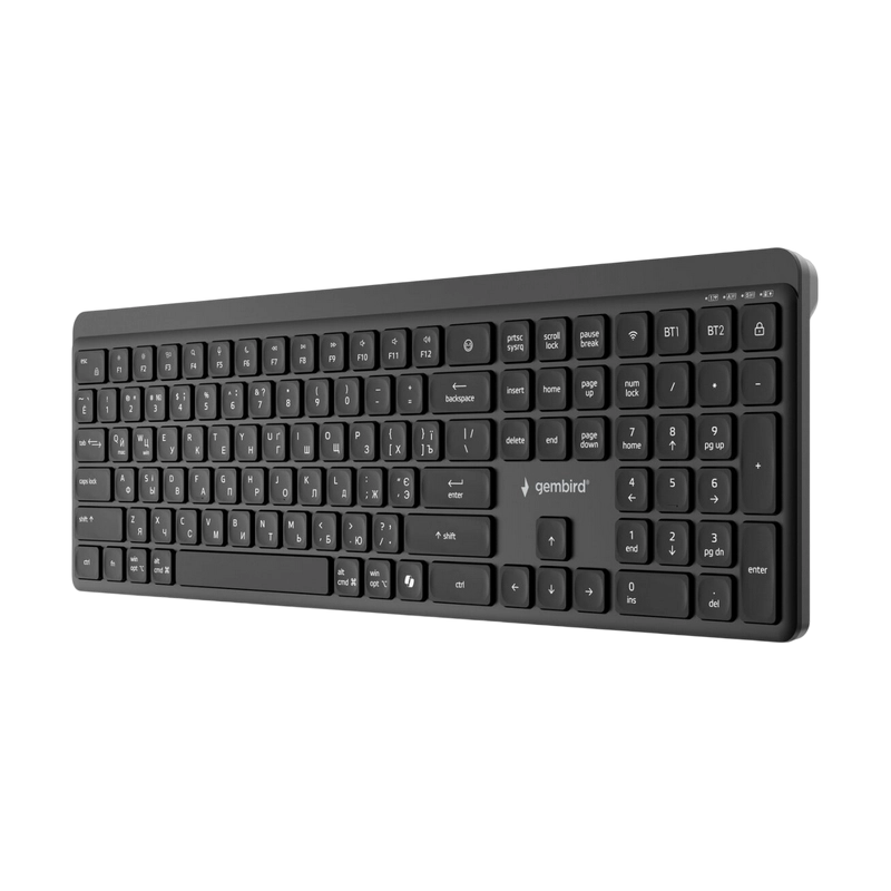 Tastatură Gembird KB-WPS-03-CYRL Membrană Negru