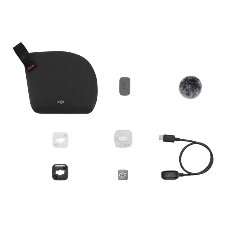 Microfon portabil pentru înregistrare vocală DJI Mic Mini 2S Transmitter Fără fir Alb