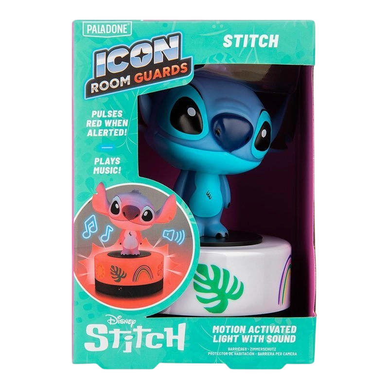 Lampă de noapte Paladone Stitch Room Guard 2 moduri de temperatură a culorii