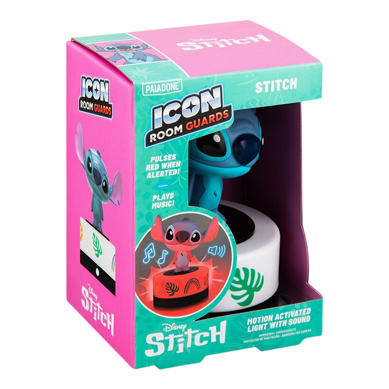 Lampă de noapte Paladone Stitch Room Guard 2 moduri de temperatură a culorii