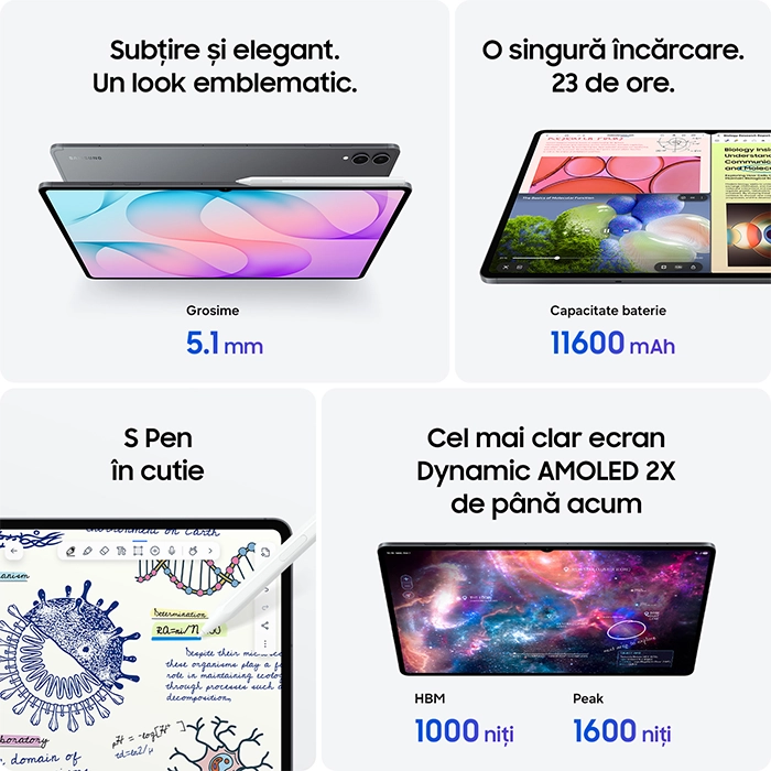 Планшет Samsung Galaxy Tab S12 Ultra Серый