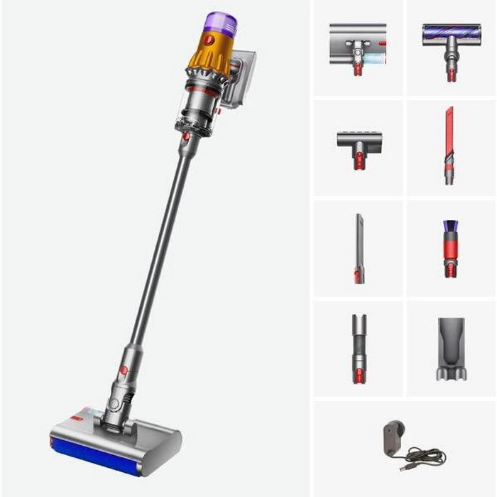 Aspirator Vertical Dyson V12s Detect Slim Submarine Galben