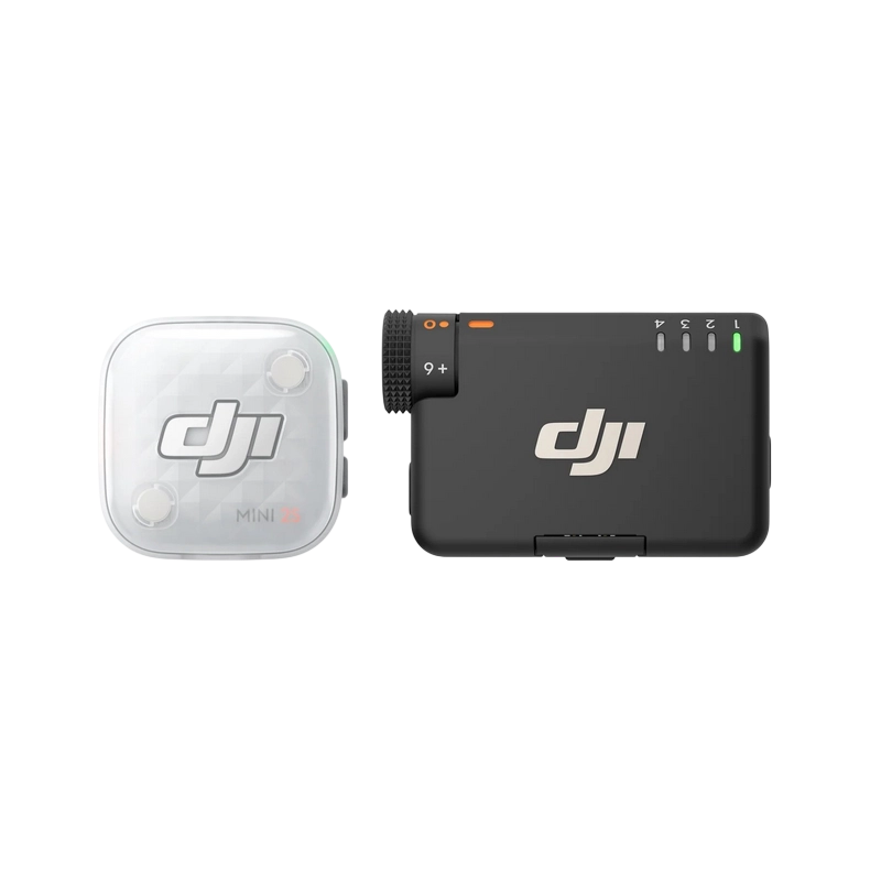 Microfon portabil pentru înregistrare vocală DJI Mic Mini 2S (1 TX + 1 RX) Fără fir Negru