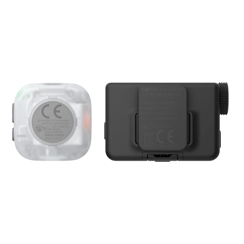 Microfon portabil pentru înregistrare vocală DJI Mic Mini 2S (1 TX + 1 RX) Fără fir Negru