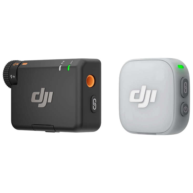 Microfon portabil pentru înregistrare vocală DJI Mic Mini 2 (1 TX + 1 RX) Fără fir Negru