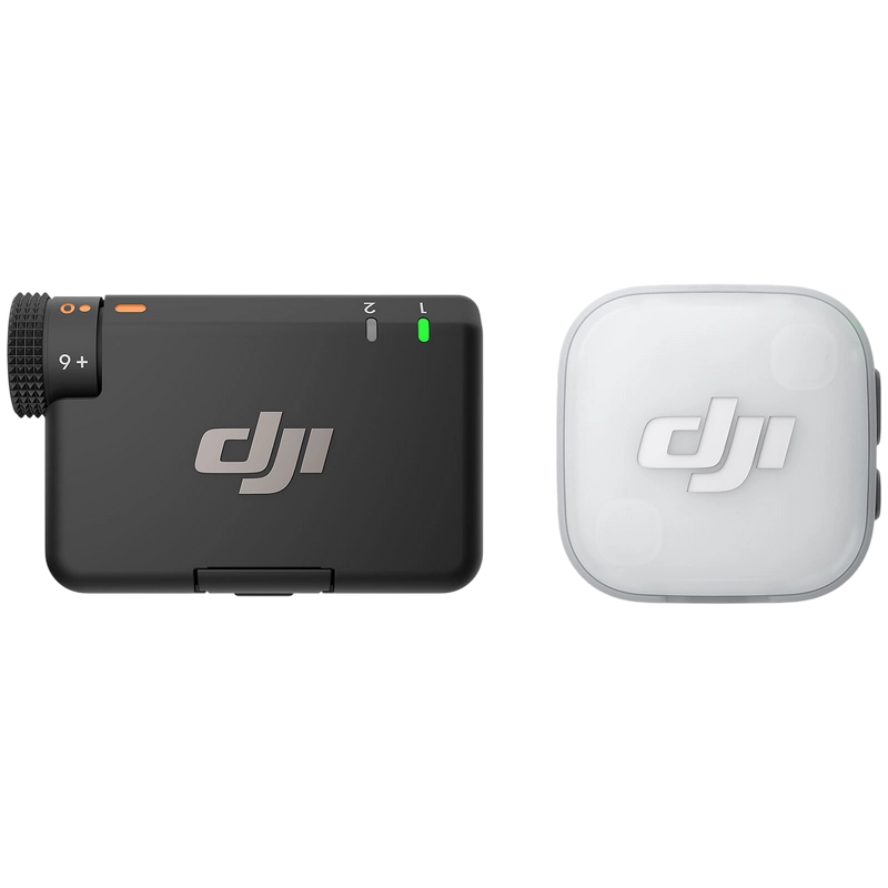 Microfon portabil pentru înregistrare vocală DJI Mic Mini 2 (1 TX + 1 RX) Fără fir Negru