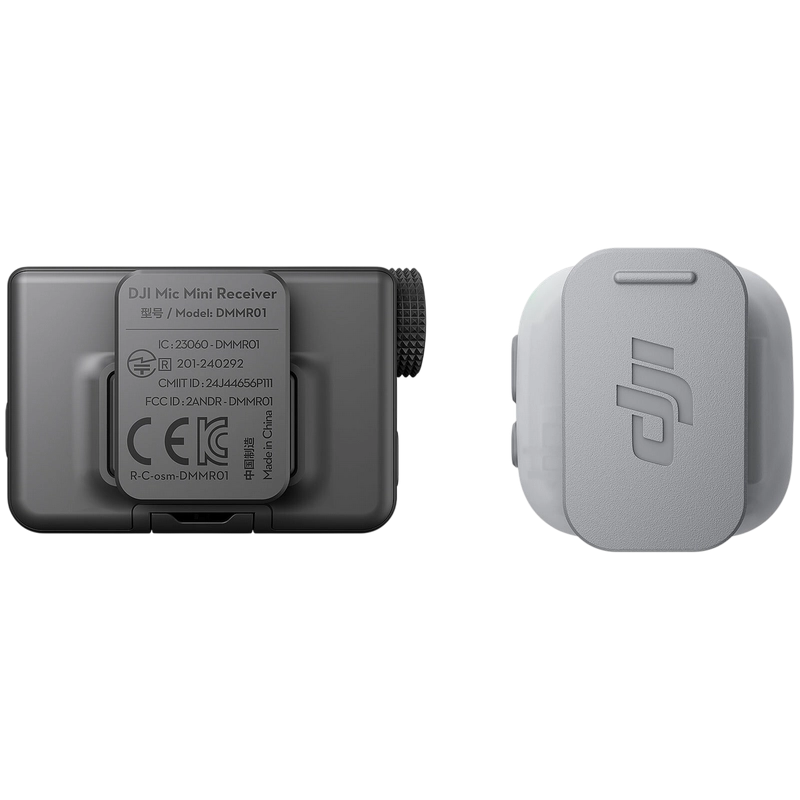 Microfon portabil pentru înregistrare vocală DJI Mic Mini 2 (1 TX + 1 RX) Fără fir Negru