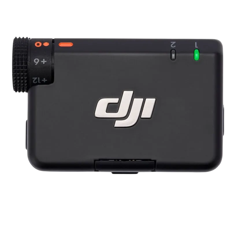 Microfon portabil pentru înregistrare vocală DJI Mic Mini 2 (1 TX + 1 RX) Fără fir Negru
