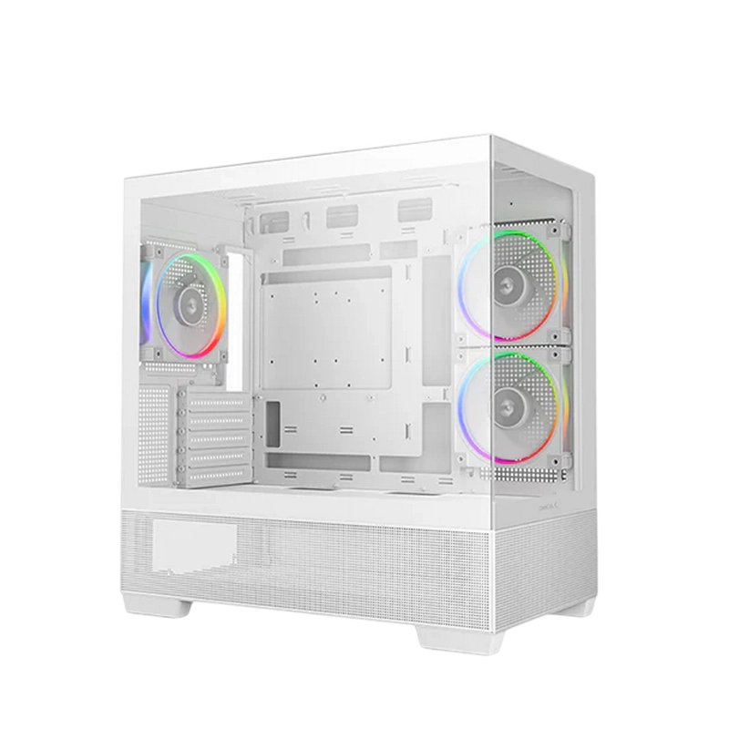 Carcasă PC Deepcool CG380 3F WH Mini-Tower Alb