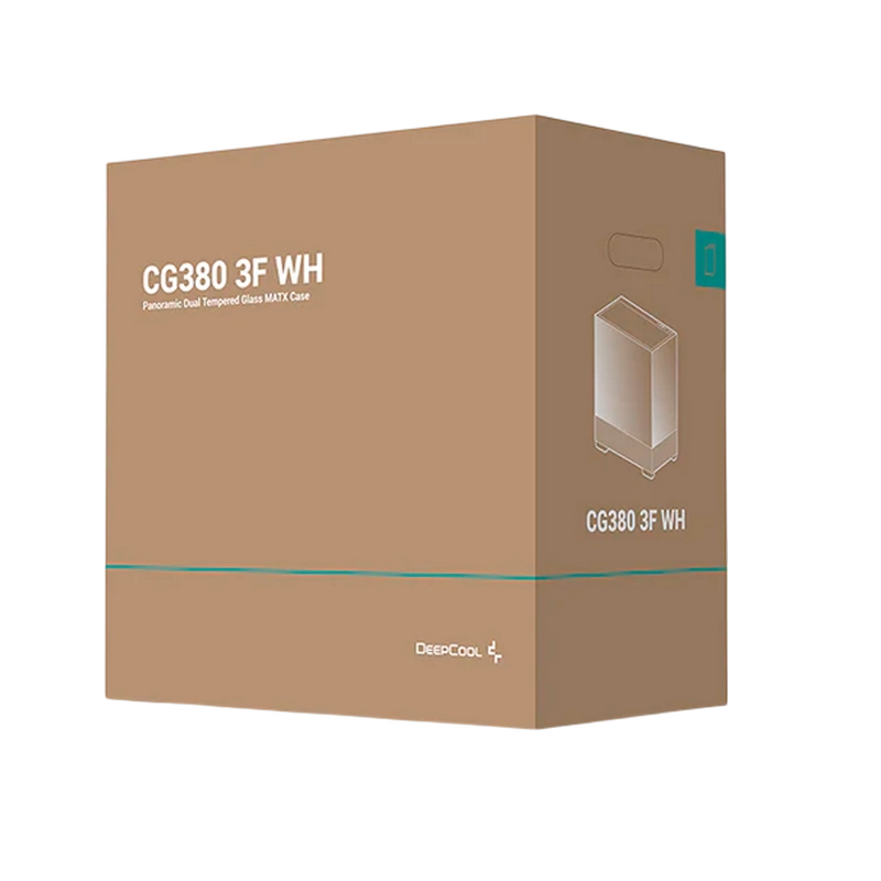 Carcasă PC Deepcool CG380 3F WH Mini-Tower Alb