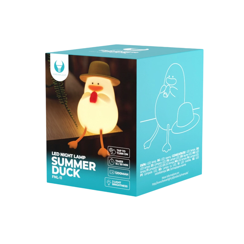 Ночник Forever light Summer duck 2 режима цветовой температуры