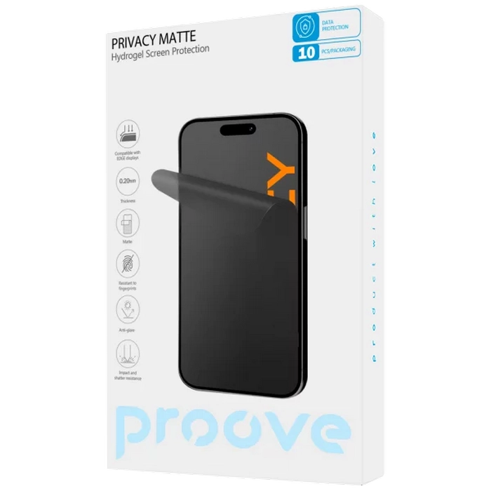 Защитная пленка Proove Hydrogel Privacy Matte Черный 0.20мм