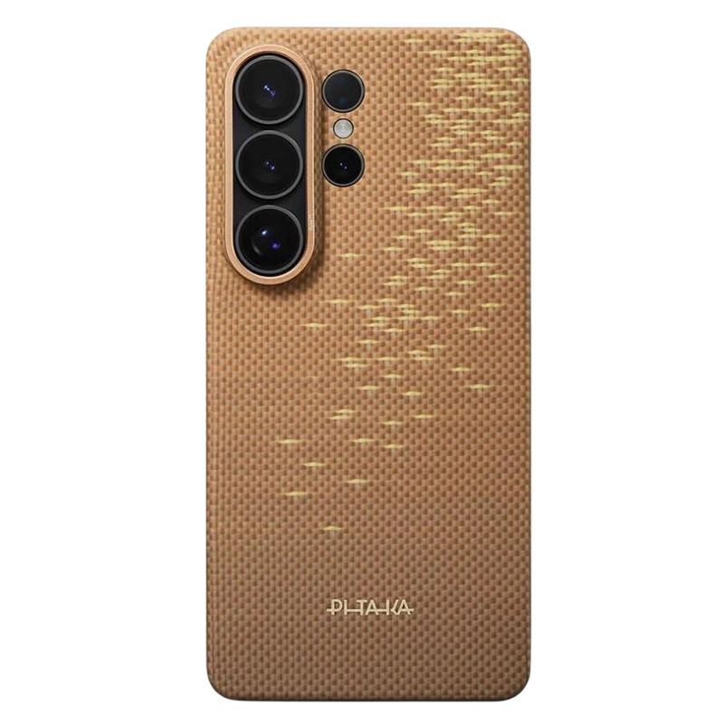 Чехол Pitaka Samsung S26 Ultra Edge Golden Glint