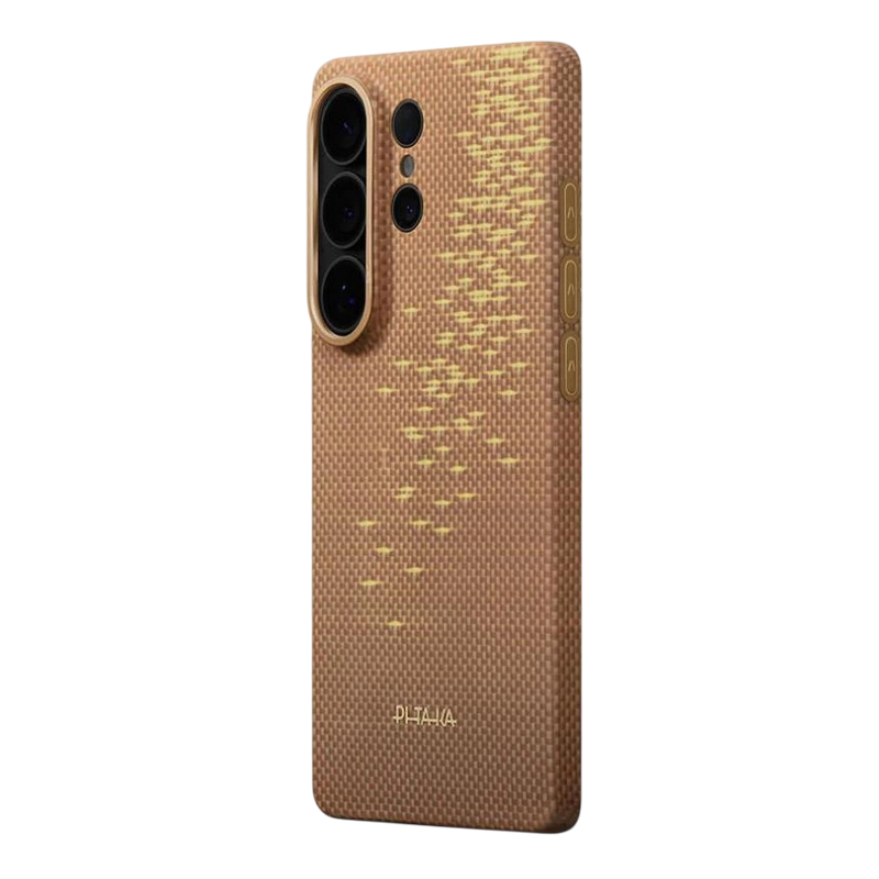Чехол Pitaka Samsung S26 Ultra Edge Golden Glint