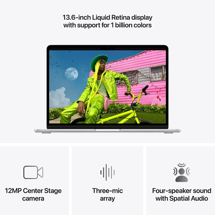 Laptop Apple MacBook Air 13.6 Silver
