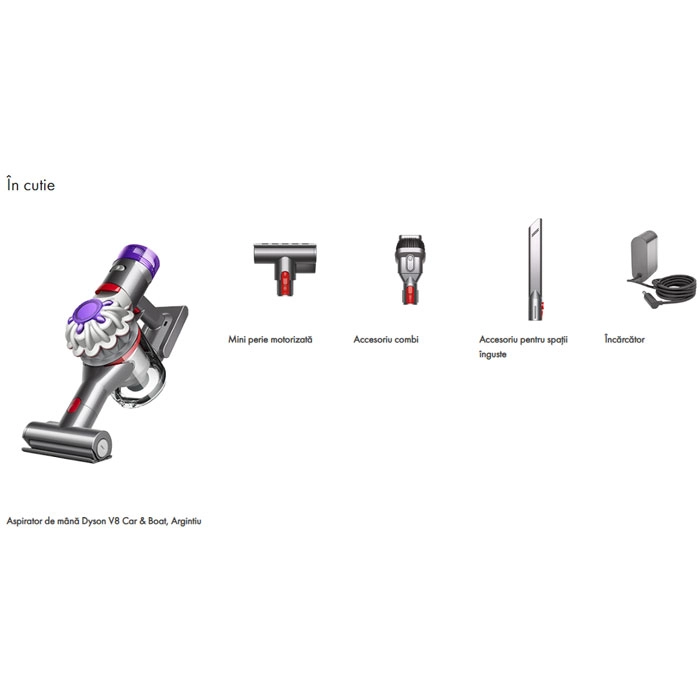 Ручной Пылесос Dyson V8 Car & Boat Серебристый