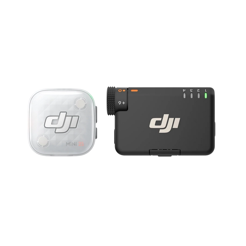 Портативный записывающий микрофон DJI Mic Mini 2S (2TX + 1RX + Charging Case) Беспроводной Черный